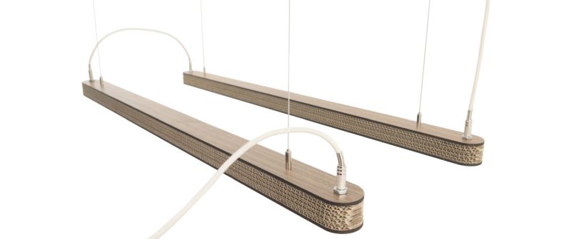 Cartoni 900- Eco-friendly cardboard lamp design by Wisse Trooster