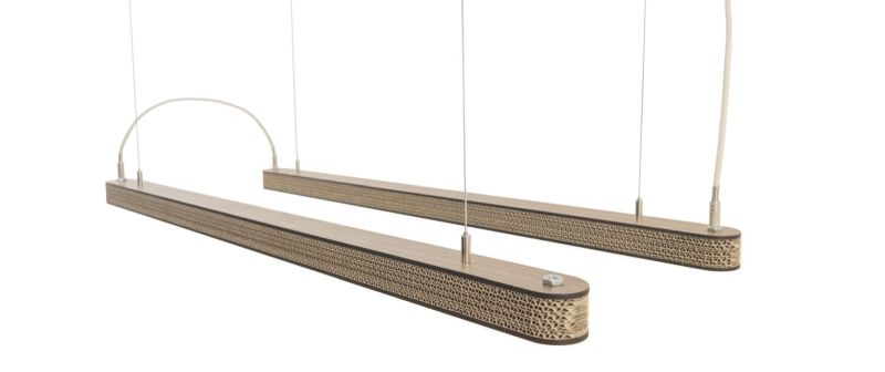 Cartoni 900- Eco-friendly cardboard lamp design by Wisse Trooster