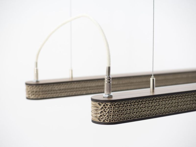 Cartoni 900- Eco-friendly cardboard lamp design by Wisse Trooster