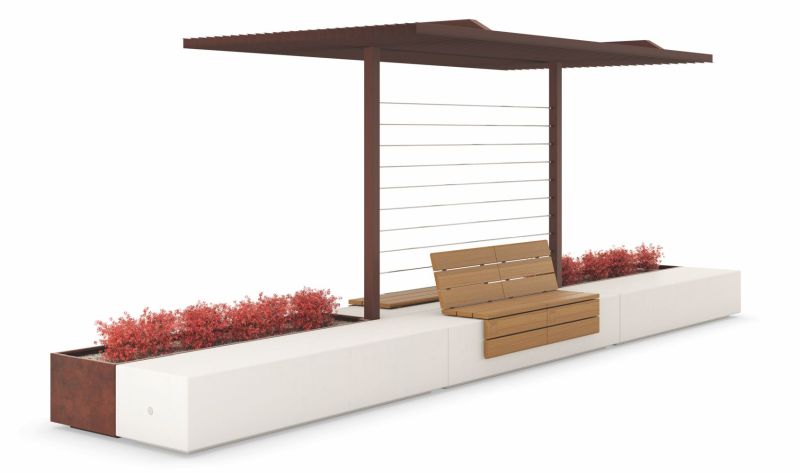 Metalco’s Alterego modular urban furniture creates perfect urban environment