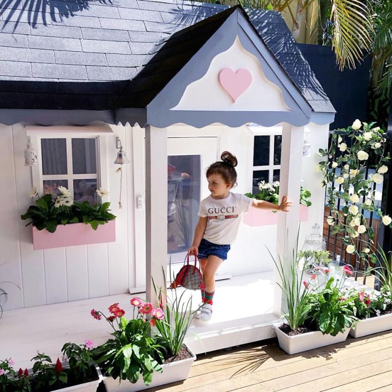 Millie-Belle Diamond owns world's most luxurious playhouse