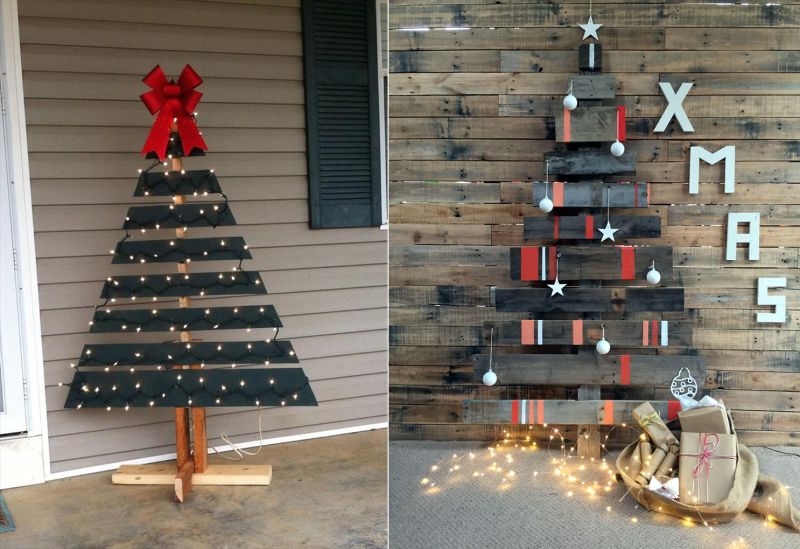 40+ Alternative Christmas Tree Ideas - DIY Christmas Trees for 2020