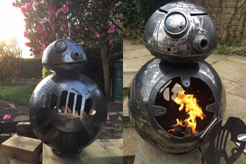 Star Wars BB-8 fire pit