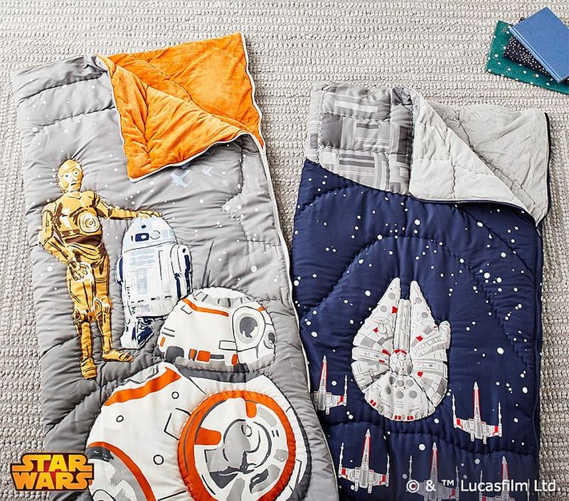 Star Wars-themed sleeping bags