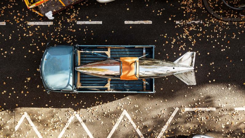 The Belly Tank project aims to turn military drop tank into a pummel horse
