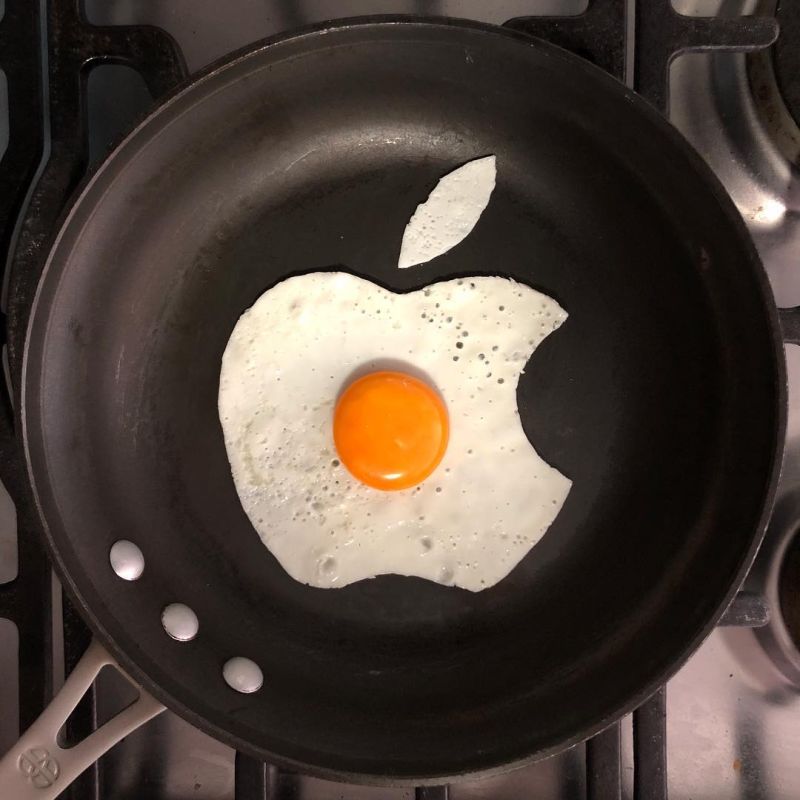 fried egg arts by Michele Baldini