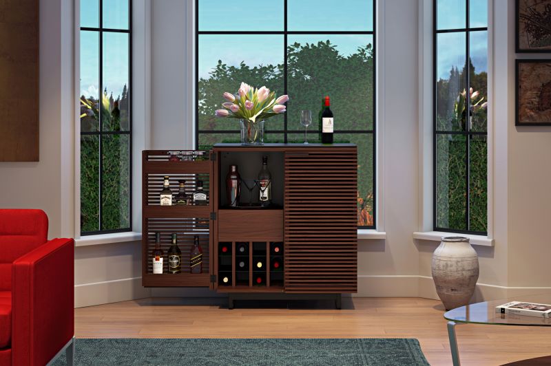 Corridor Home Bar Designed by BDI Furniture
