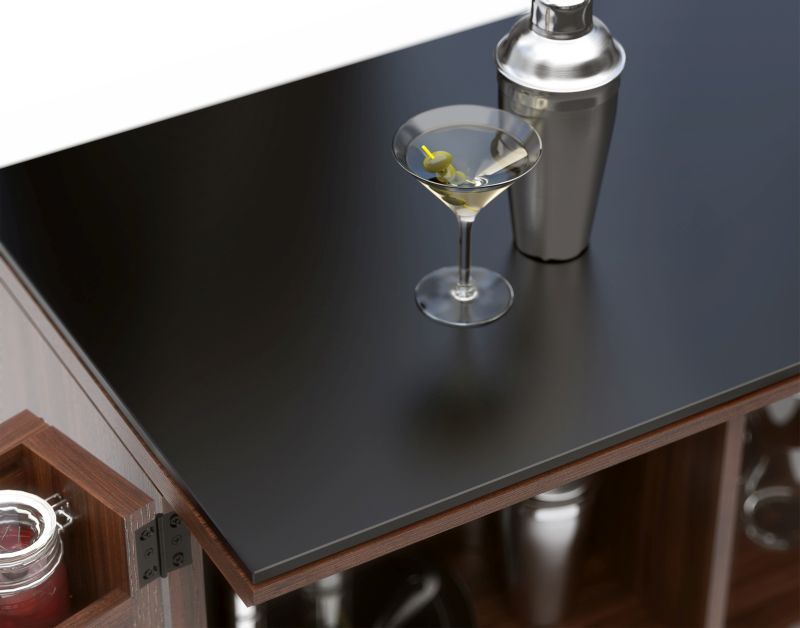 Corridor Home Bar Designed by BDI Furniture