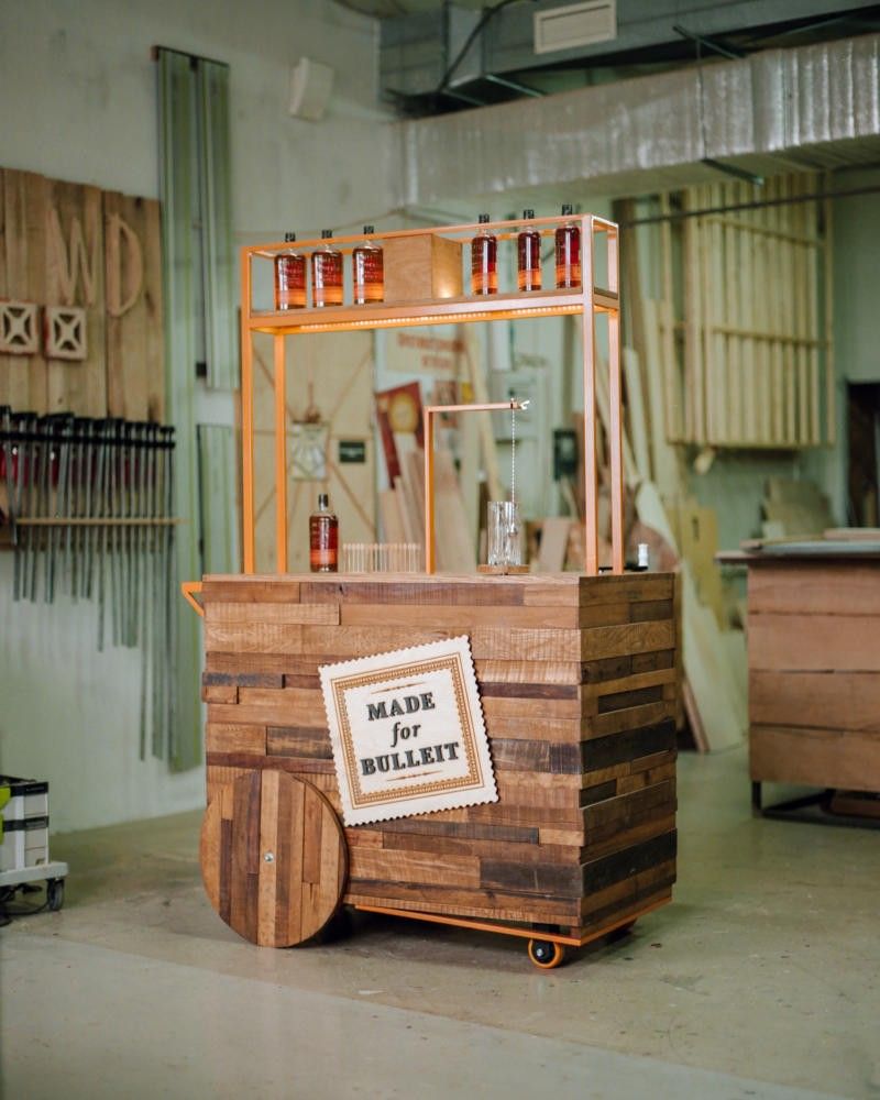 Bulleit home bar-