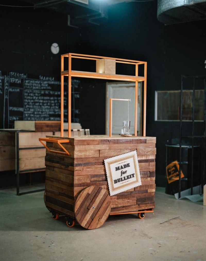 Bulleit home bar-