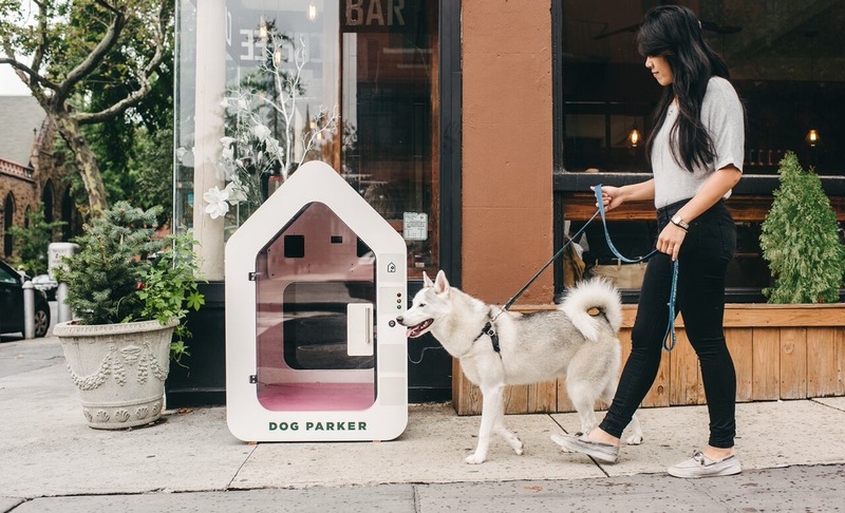 Dog Parker rentable, outdoor smart doghouse