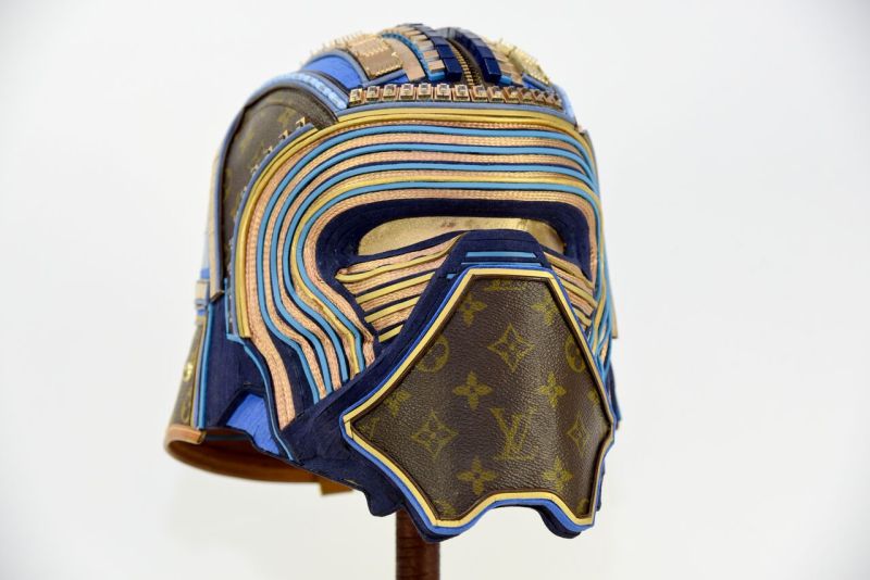 Craftsman Gabriel Dishaw Upcycles Louis Vuitton Bags Into Elaborate 'Star  Wars' Helmets