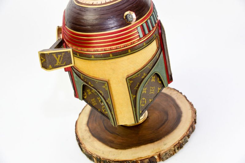 Gabriel Dishaw crafts unique Star Wars sculptures from Louis Vuitton bags 