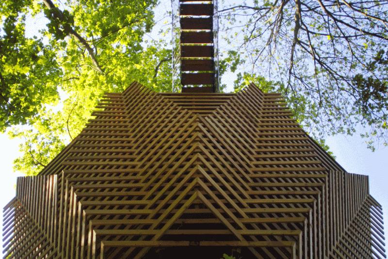 Geometric Treehouse Inspired by Bird’s Nest takes You Closer to Nature!