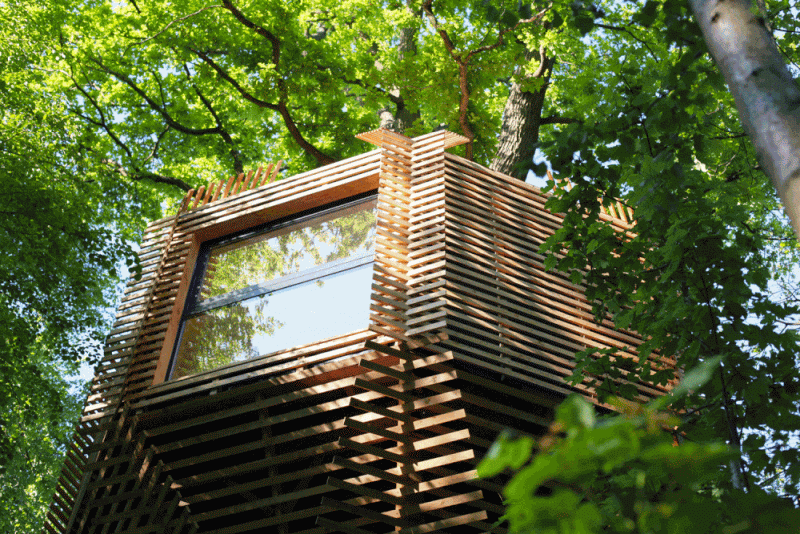 Geometric Treehouse Inspired by Bird’s Nest takes You Closer to Nature!