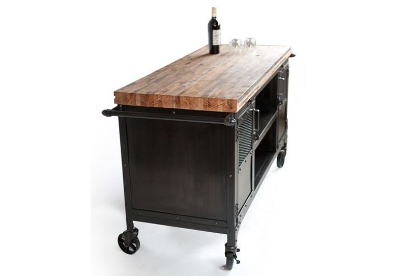 Industrial home bar