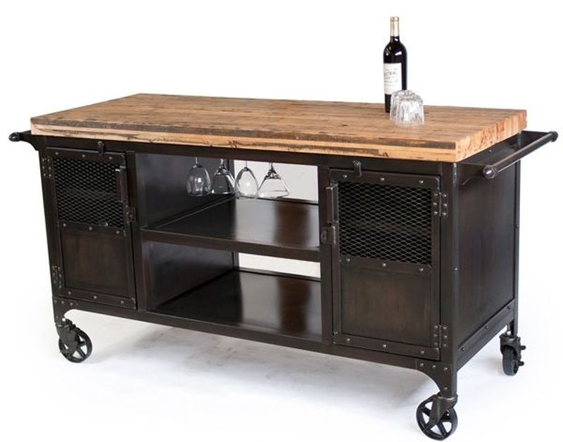 Industrial home bar