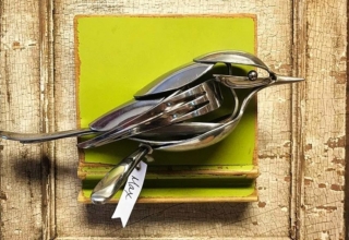 Matt Wilson turns old cutlery into unique metal sculptures