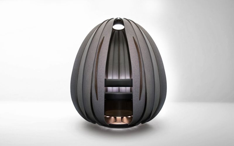 Open Vessel meditation pod for healthy workplaces