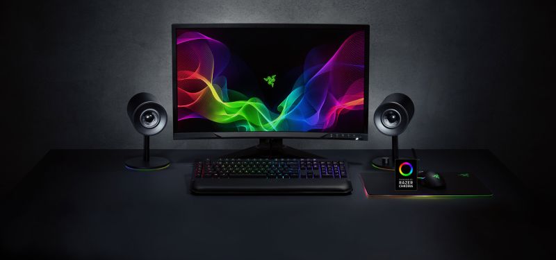 Razer Nommo Speaker Line at CES 2018.