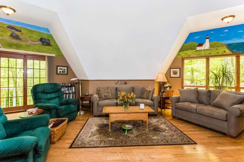 This Milford home with geodesic dome is energy-efficient and perfect!