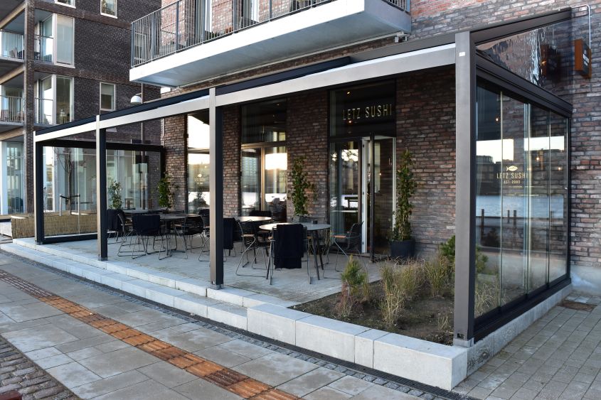 Robby Cantarutti’s Gennius Vega retractable pergola for KE Outdoor Design 