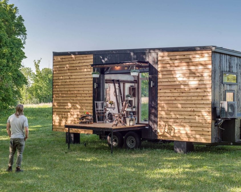 Alpha tiny home on wheels