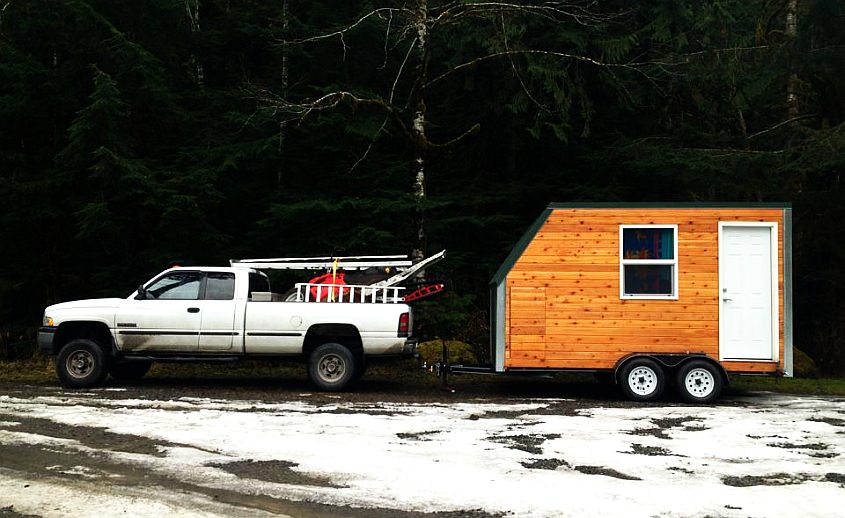 Andy Bergin-Sperry’s tiny house on wheels