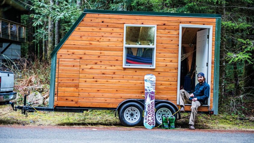 Andy Bergin-Sperry’s tiny house on wheels