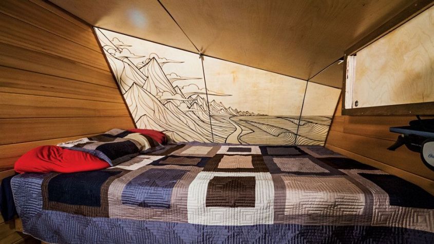 Andy Bergin-Sperry’s tiny house on wheels