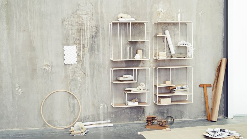 Anywhere modular shelving