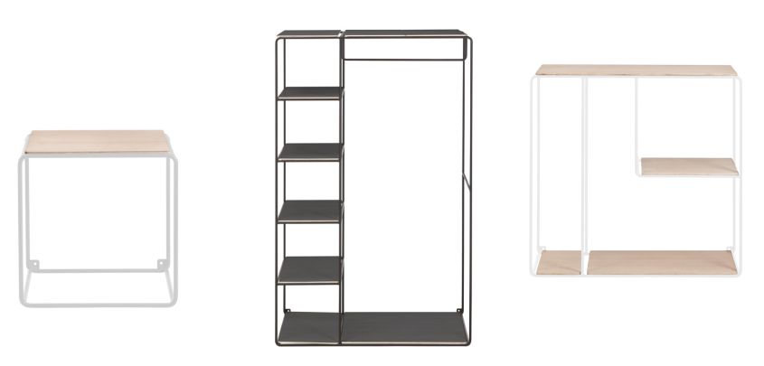 Anywhere modular shelving 