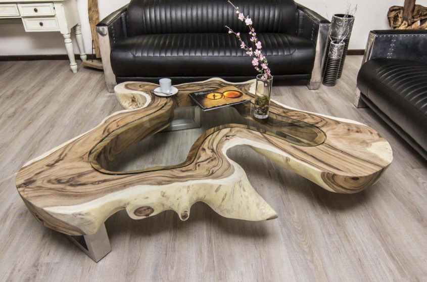 Clash live edge table by Gerken 