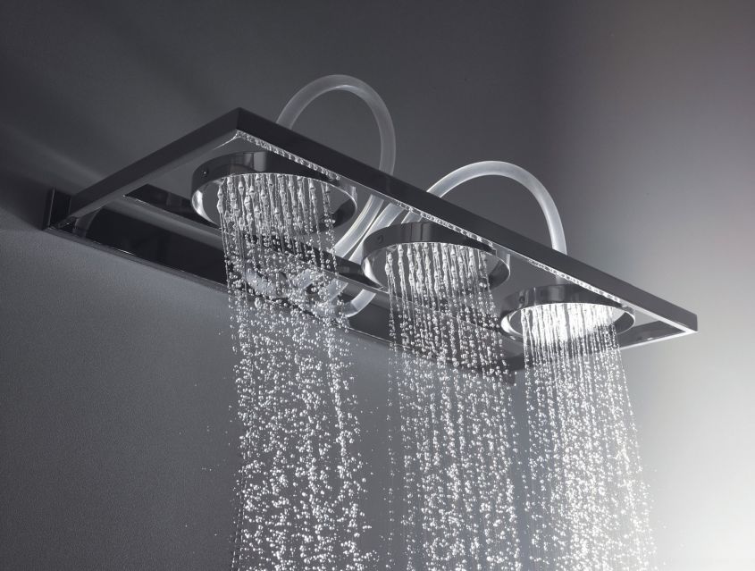 Davide Vercelli’s NU showerhead offers dream bathing experience