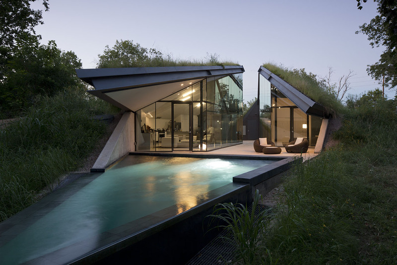 Edgeland Earth-Sheltered Home in Austin, Texas