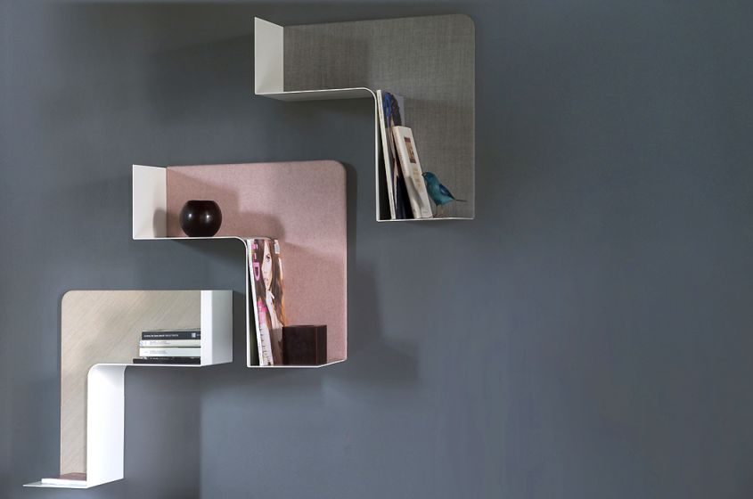 Fishbone modular shelf by Favaretto & Partners