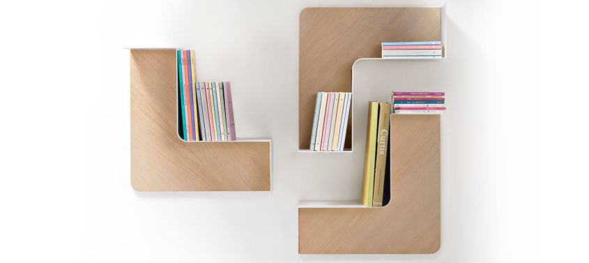 Fishbone modular shelf by Favaretto & Partners