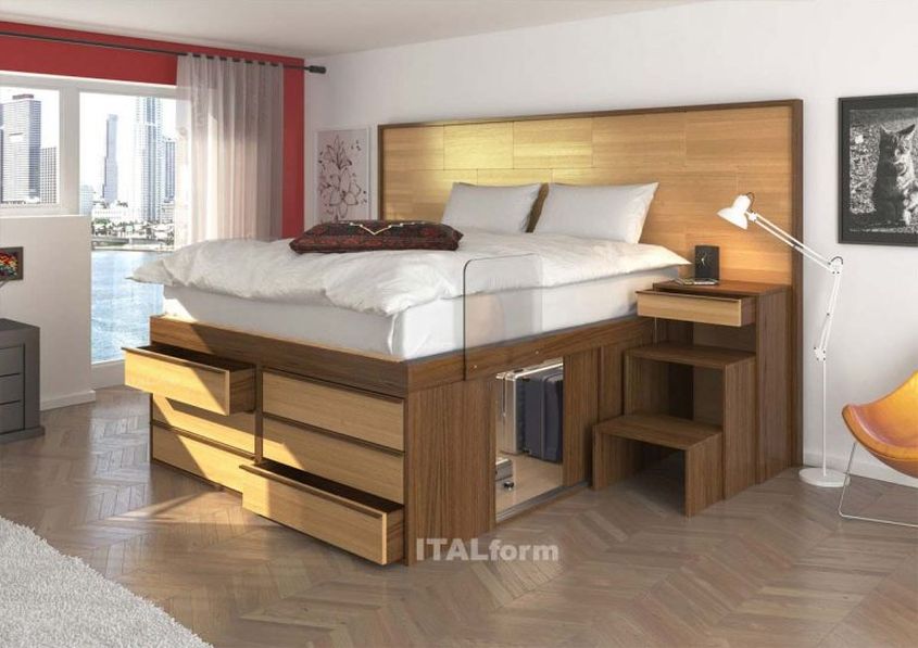 Impero storage beds from ITALform design