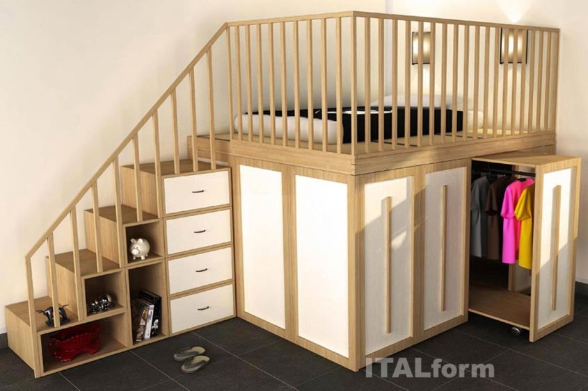 Impero storage beds from ITALform design