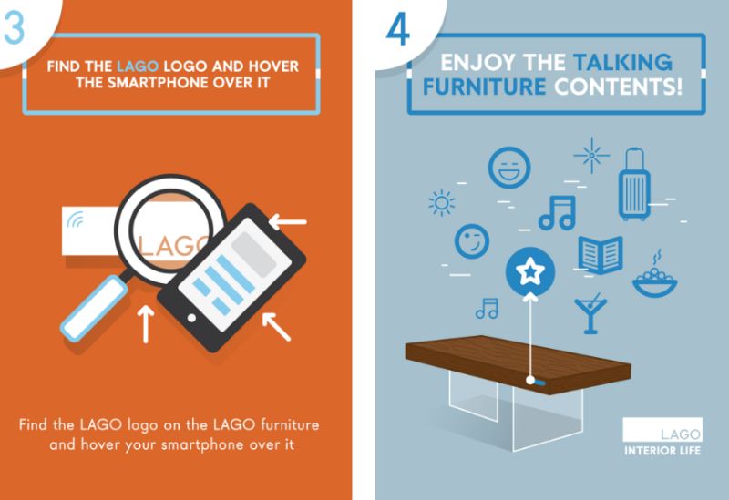 Lago’s smart furniture can interact with people