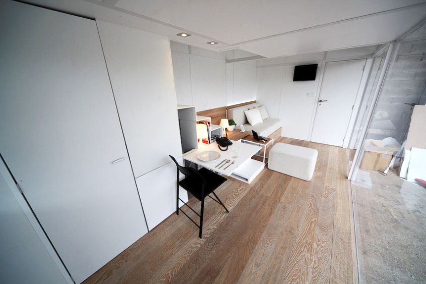 Vodafone tiny house on wheels 