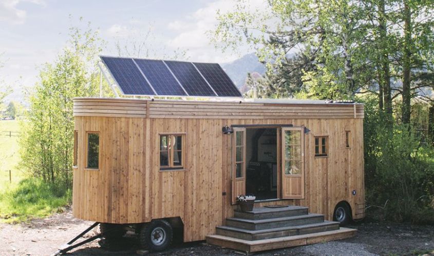 Wohnwagon tiny house on wheels 