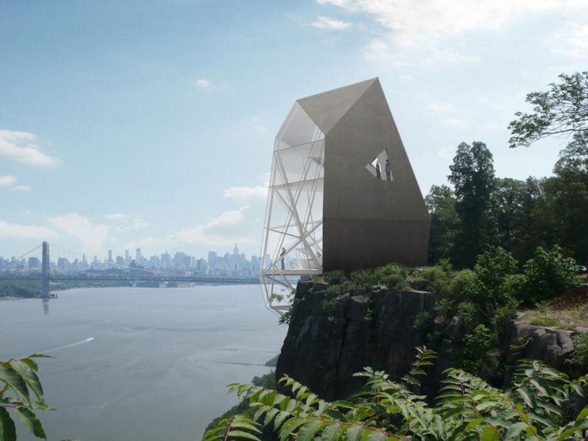 Axis Mundi’s Polyhedra House exterior 