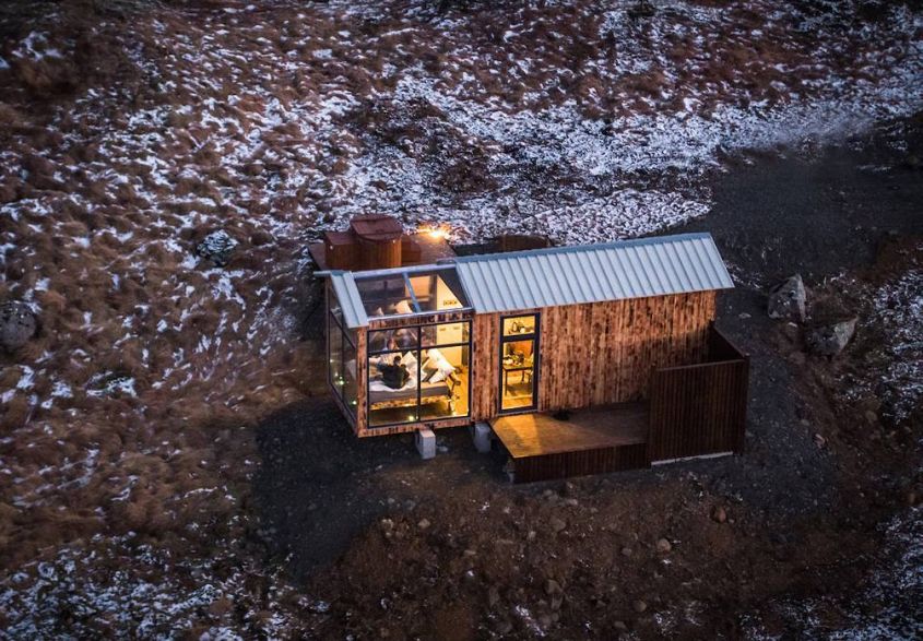 Iceland S Panorama Glass Lodge Lets You Doze Off Under Northern Lights