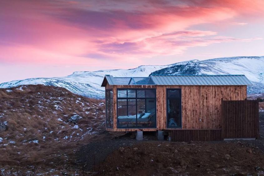 Panorama Glass Lodge in Iceland Lets You Doze Off Under Northern Stars