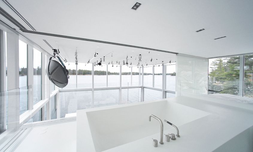 Photographer’s Studio over a Boathouse by GH3 bathroom 