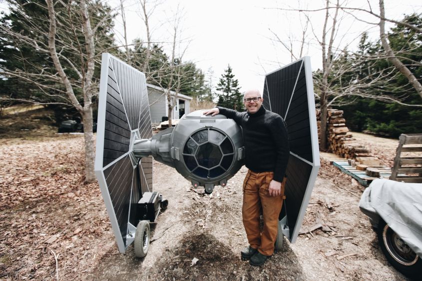 DIY TIE Fighter by Allan Carver