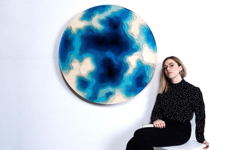 Duffy London’s Abyss Wall Sculpture Materializes Dramatic Depths of Sea