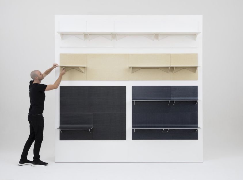 Layer and Kvadrat Join Forces to Create Shift Flexible Shelving System
