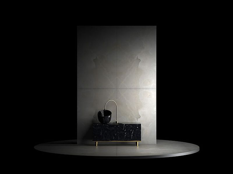 Marmi Serafini’s Black Marble Washbasin Completes Your Modern Bathroom